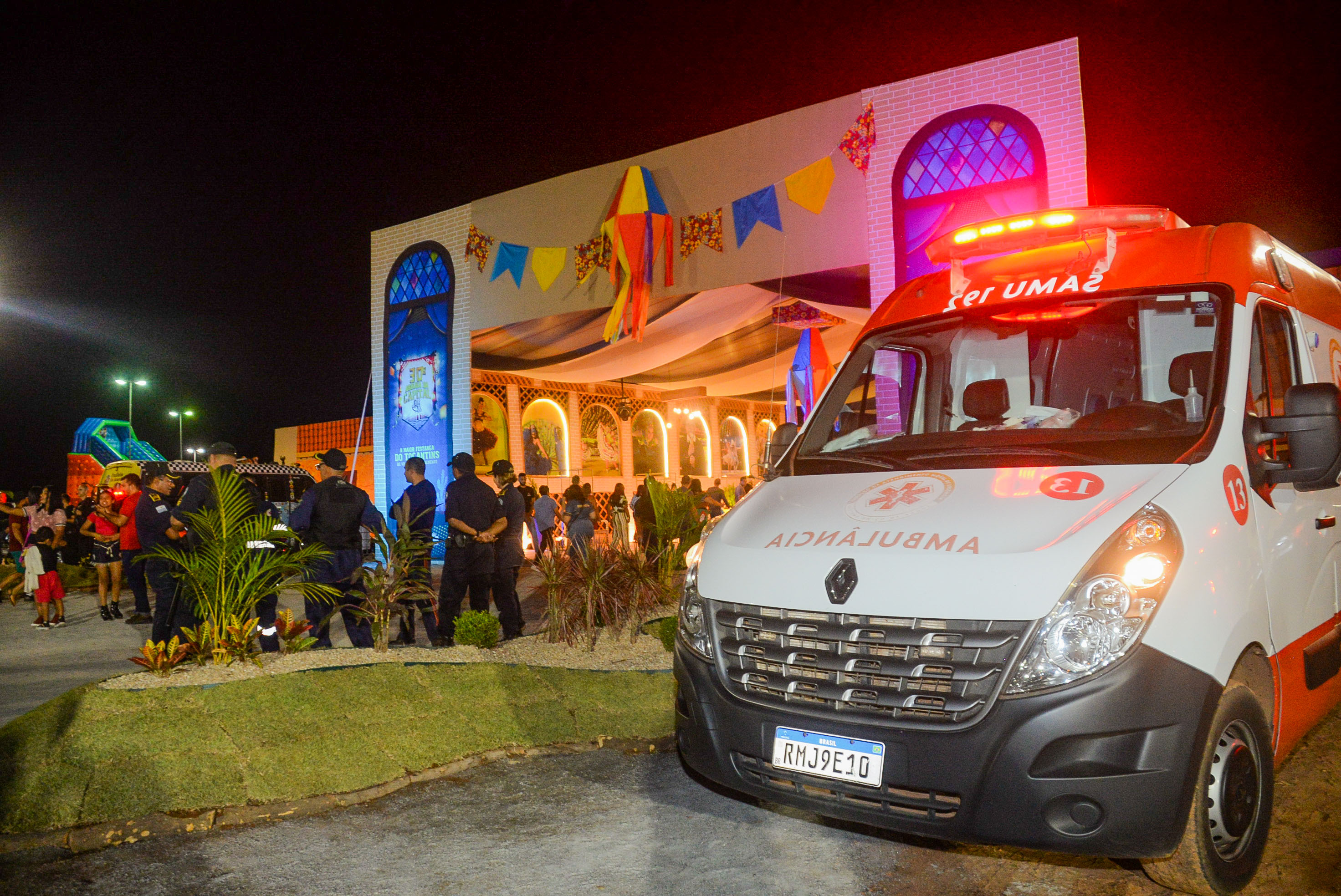 Serviços de saúde estão presentes no '30º Arraiá da Capital'