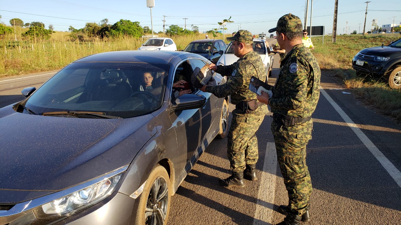 Órgãos ligados à causa ambiental promovem blitz educativa para alertar sobre os riscos das queimadas