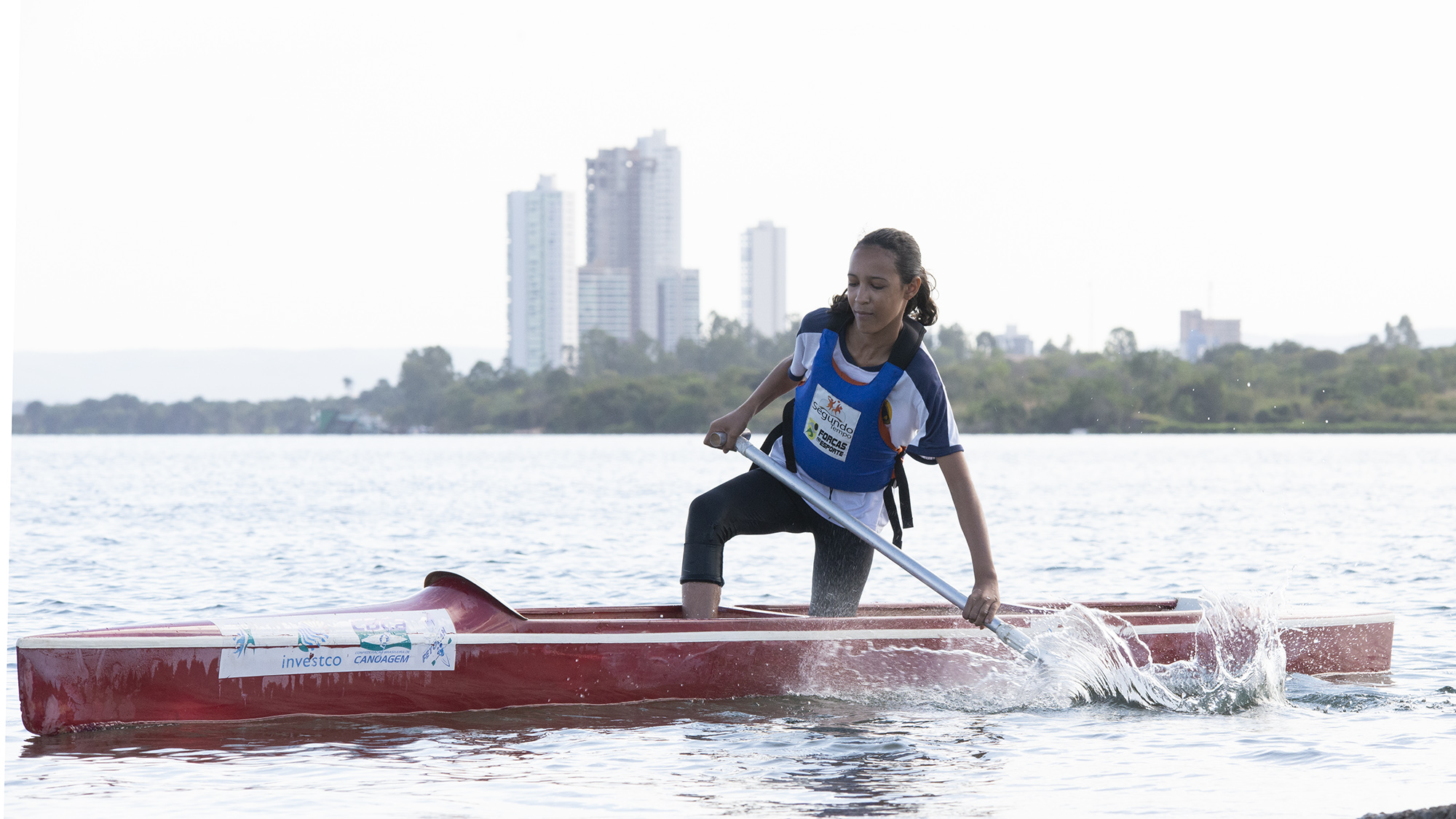 Canoístas da Capital participam do 1° Desafio Brasileiro de Canoagem de Velocidade