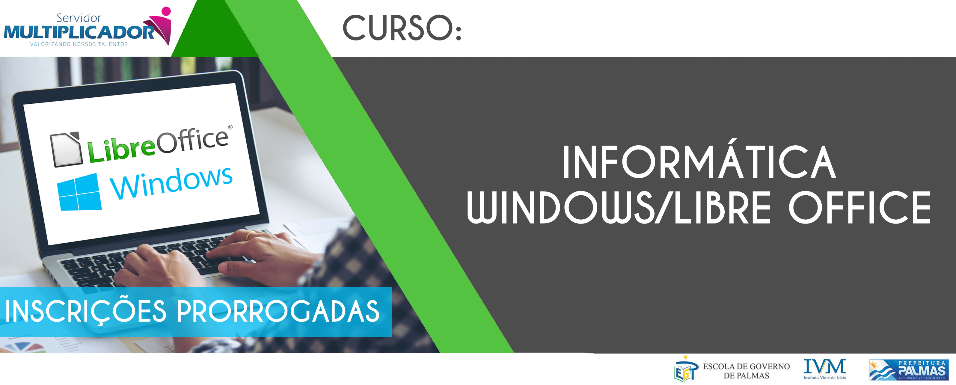Inscrições para o curso de “Windows/Libre Office” são prorrogadas até sexta-feira, 03