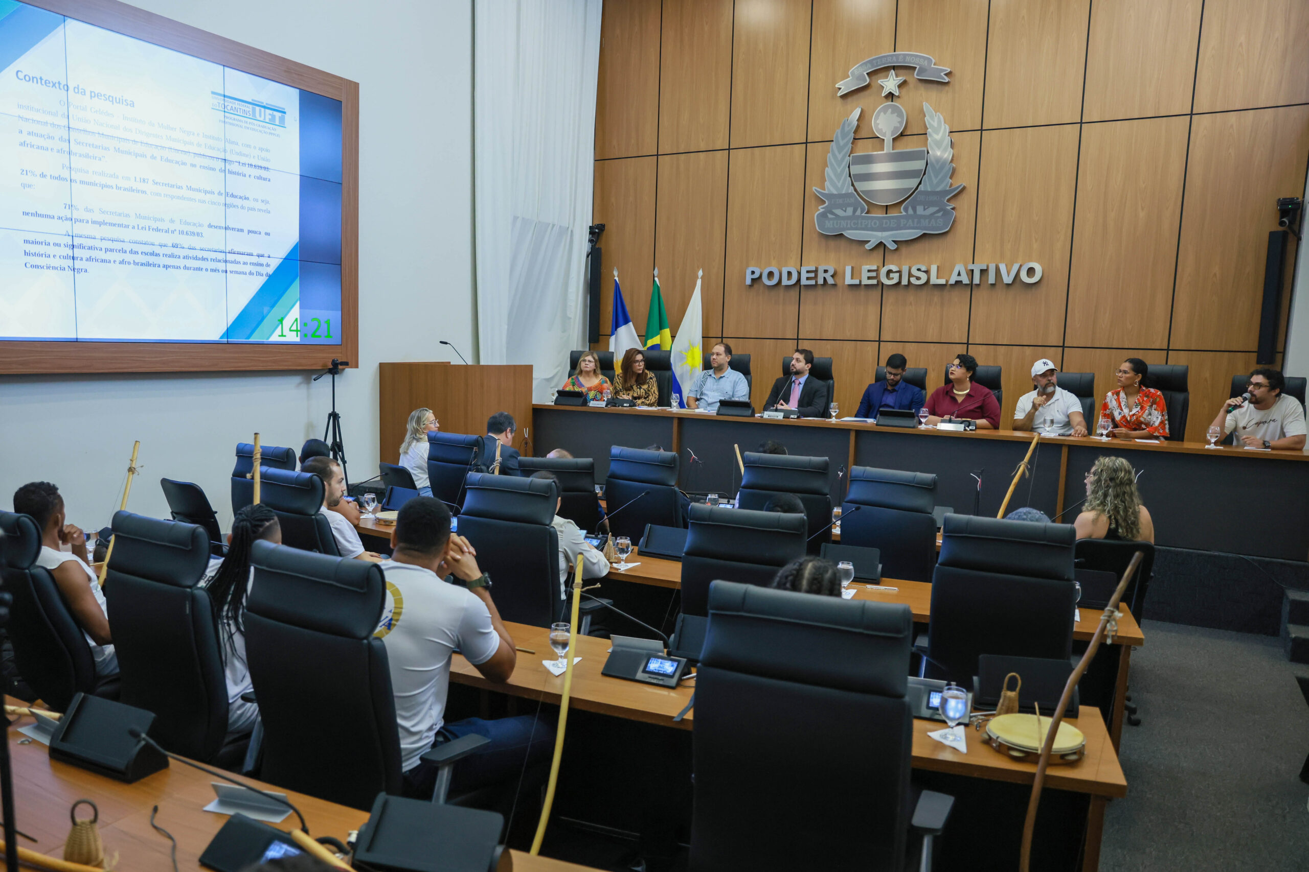 Audiência pública debate prática da capoeira nas escolas públicas municipais de Palmas