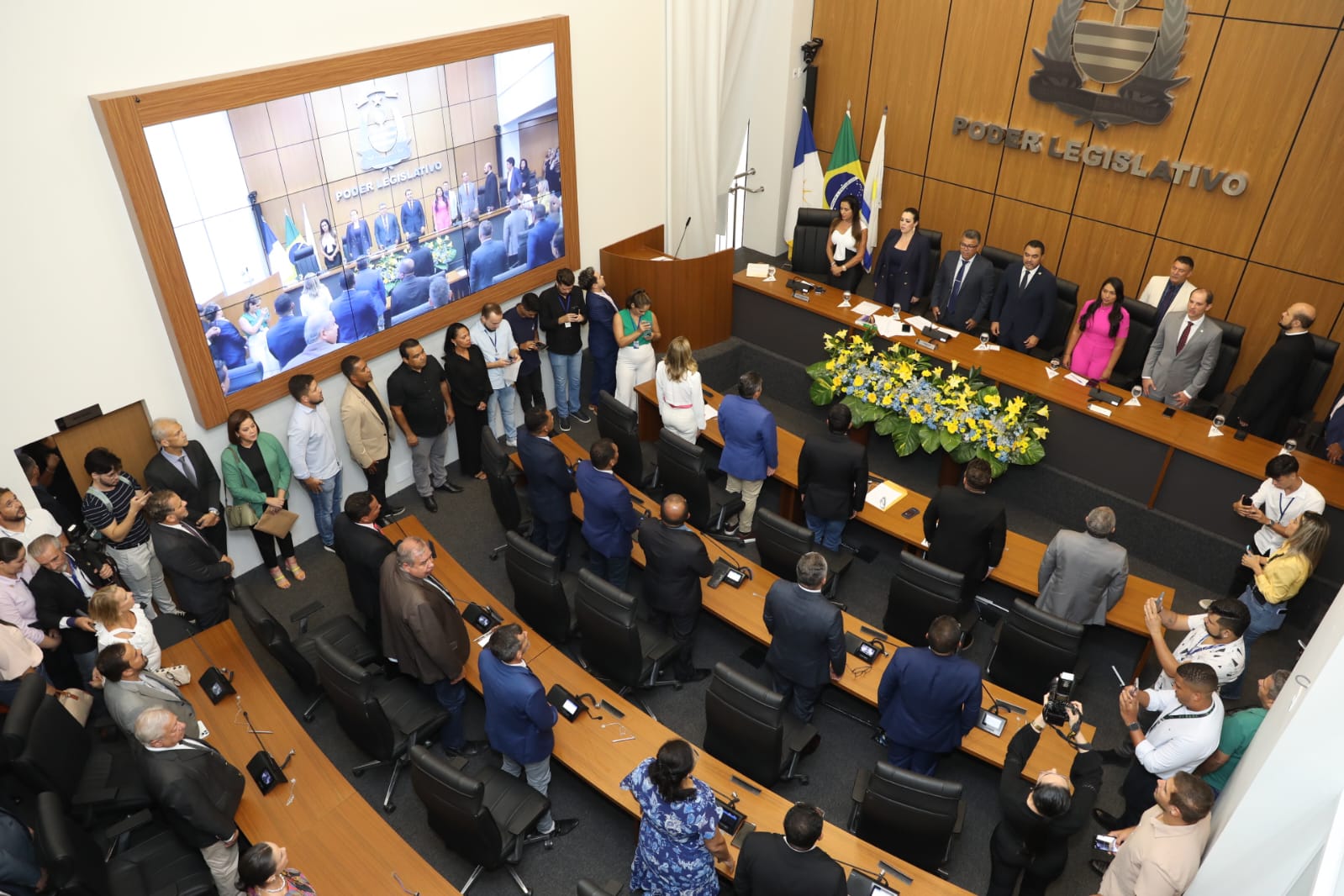 Em abertura do Legislativo, prefeita Cinthia destaca importância do respeito e da harmonia