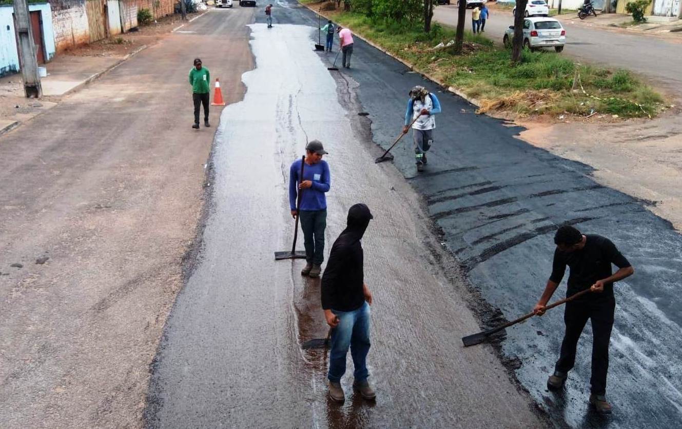 ASR-SE 75 recebe recapeamento com lama asfáltica