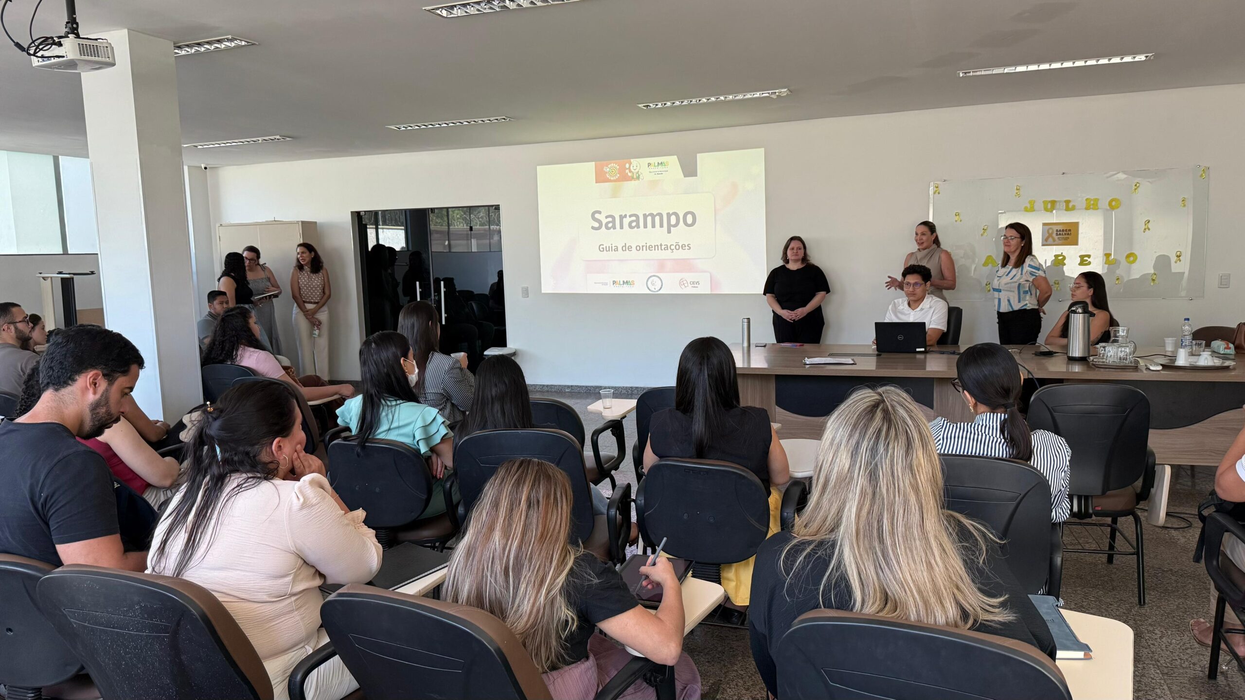 Prefeitura de Palmas realiza capacitações para profissionais da saúde com foco no sarampo