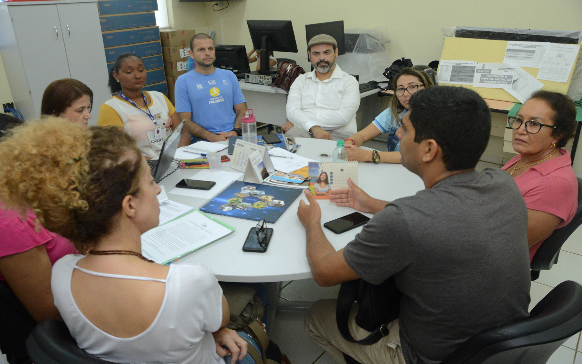 Conselheiros discutem pautas pertinentes à pessoa idosa durante 2ª reunião ordinária do  Comdipi