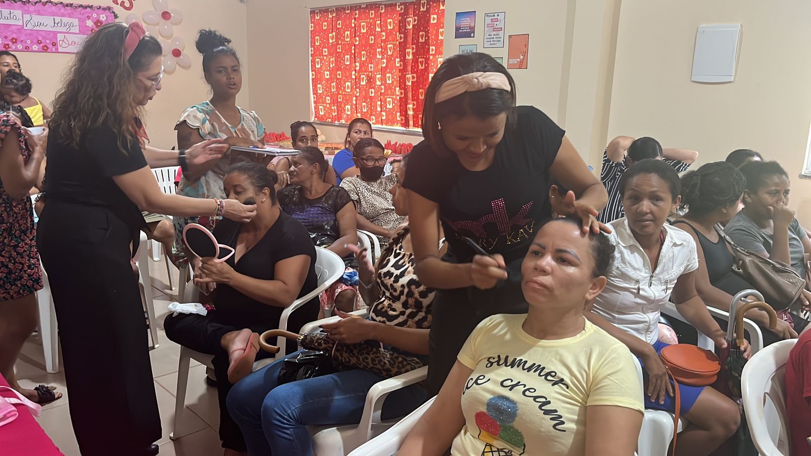 Ações culturais e de beleza são realizadas nos Cras da região sul de Palmas