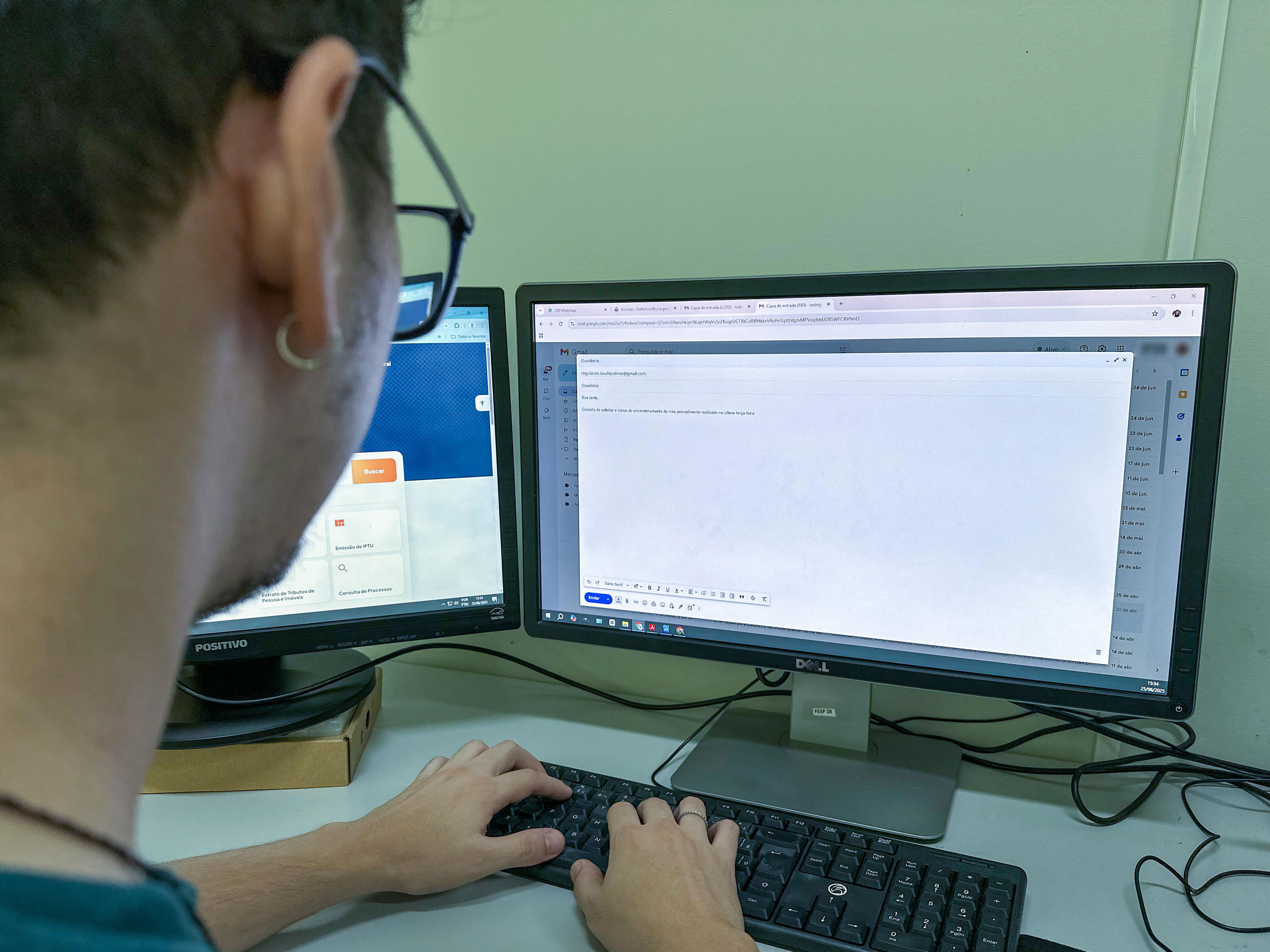 Setor de Acolhimento da Central de Regulação em Saúde da Semus agora possui o e-mail regulacao.saudepalmas@gmail.com
