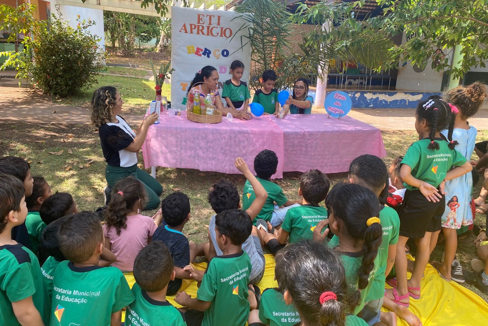 Berço de Talentos estimula crianças e professores na realização de propostas que valorizam o questionamento e a pesquisa