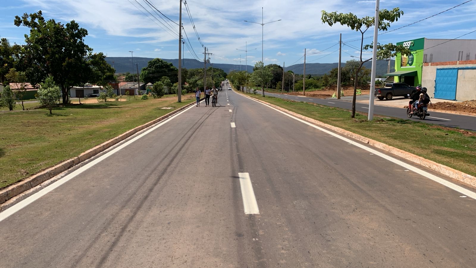 Via também recebeu obras de recapeamento asfáltico