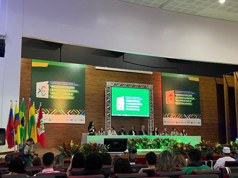 Semus marca presença no 1º Encontro da Região Norte sobre Insegurança Alimentar Nutricional e Desnutrição