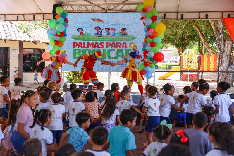 Taquaruçu se transforma em polo de brincadeiras do Projeto Palmas para o Brincar