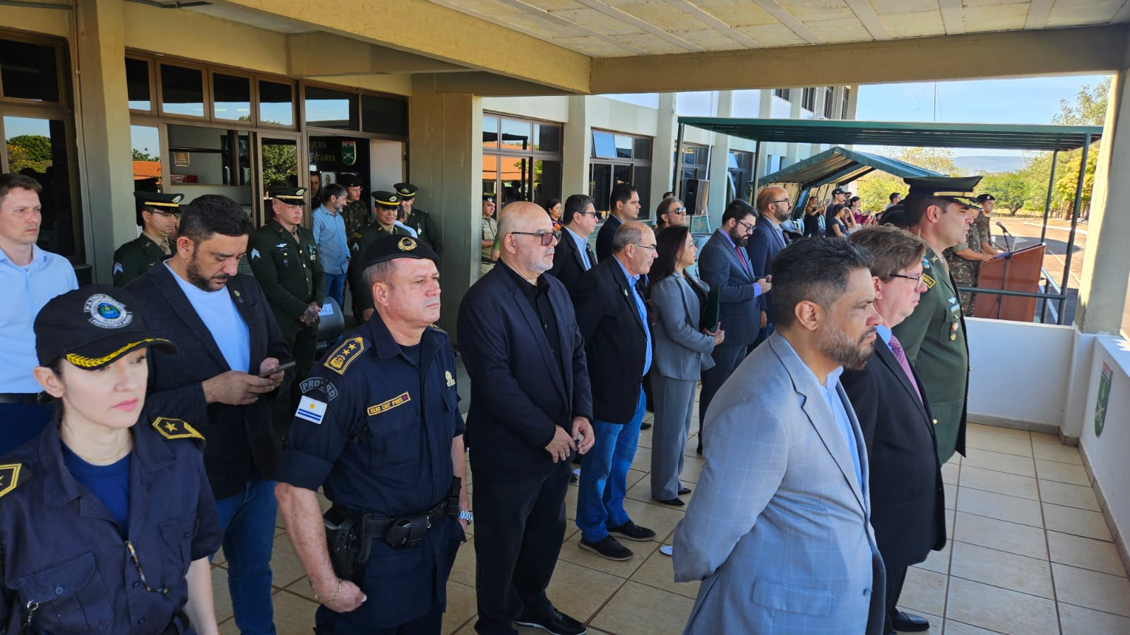 Inspetor Pires participou da solenidade em homenagem ao Dia do Soldado no 22º Batalhão de Infantaria Mecanizado Batalhão Tocantins 