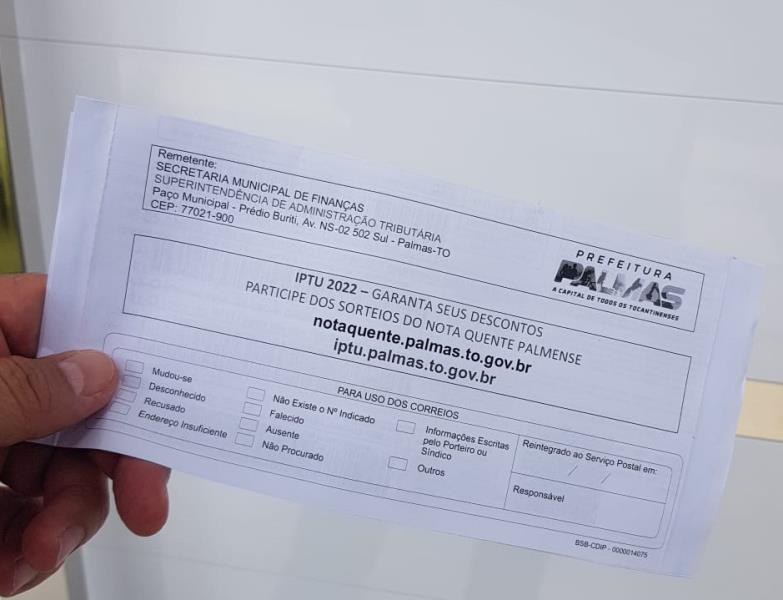 Parcela de maio do IPTU 2022 vence na próxima segunda-feira, 16