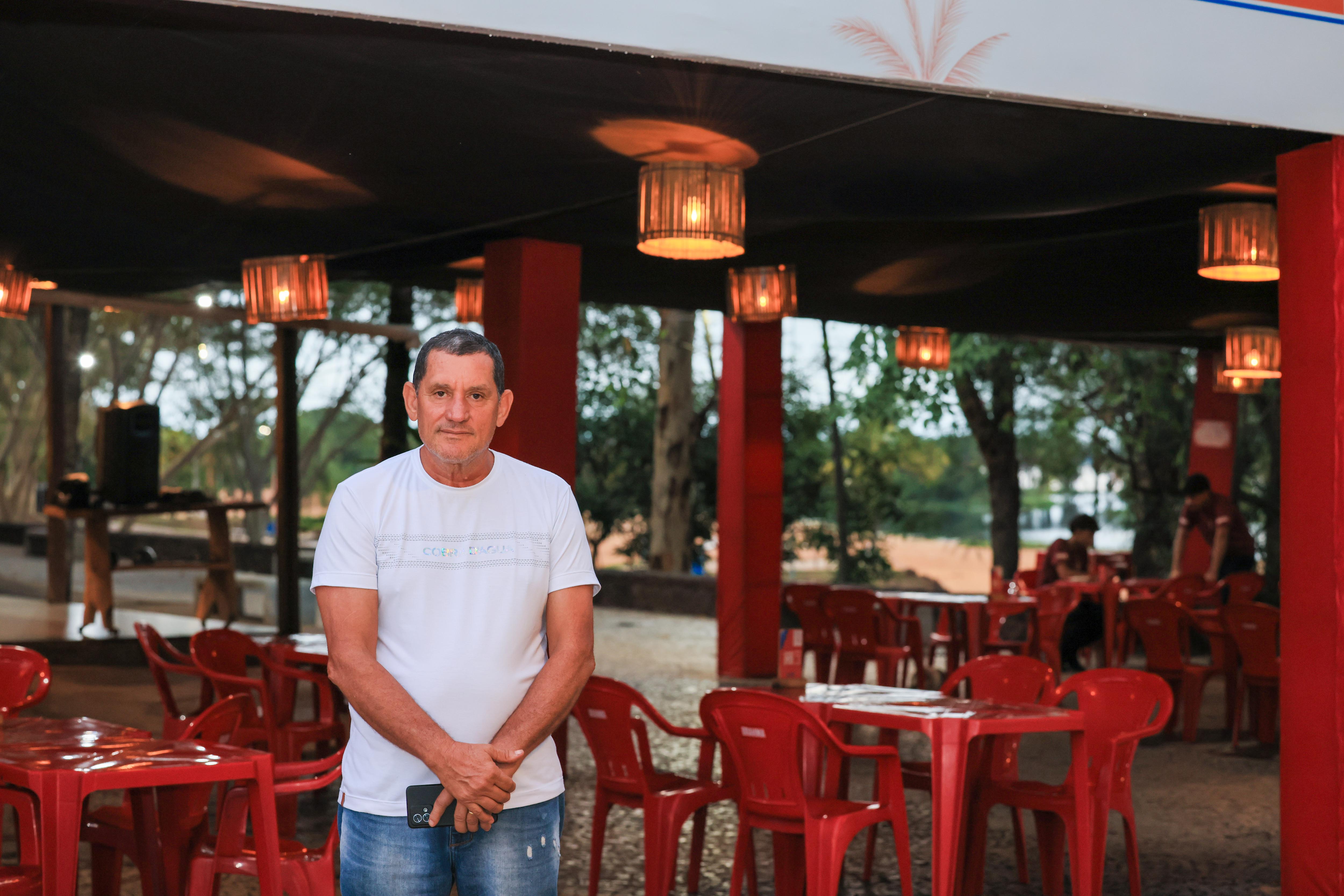 José Humberto de Almeida possui um restaurante no local e elogiou a presença da Base de Segurança da Guarda Metropolitana na Graciosa