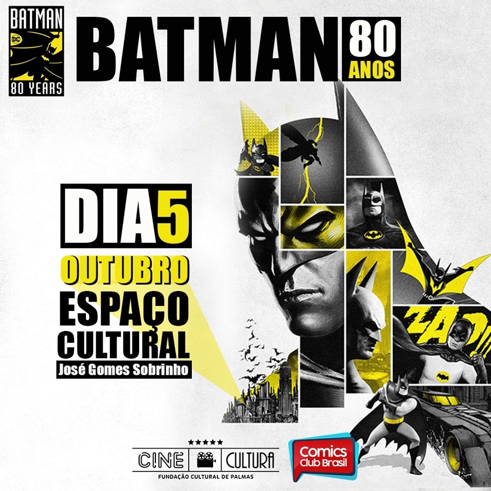 Espaço Cultural José Gomes Sobrinho recebe mostra em homenagem aos 80 anos do Batman