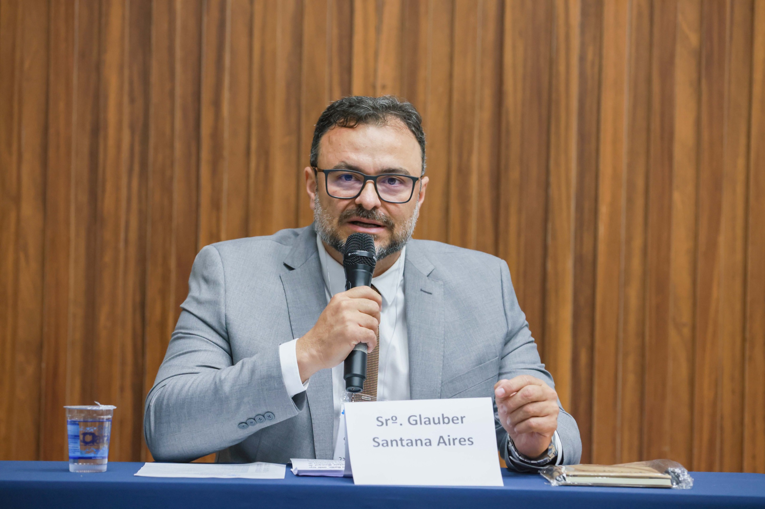 Secretário de Finanças de Palmas, Glauber Santana, faz abertura da 23ª reunião do PNAFM -Conagep / Foto: Francisco Barros