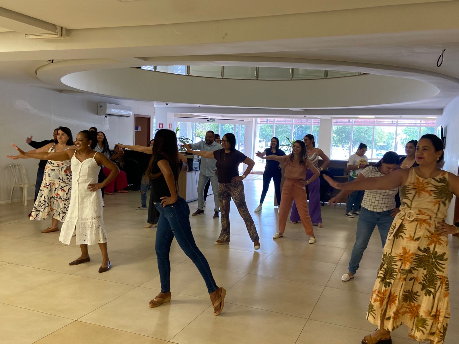 A intenção é promover a saúde física e mental dos funcionários públicos da Educação - Tariane Pompeu