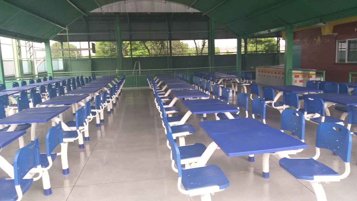 Comunidade do Jardim Aureny I recebe reforma da Escola Aurélio Buarque nesta quarta-feira, 13; Investimento foi de cerca de R$ 900 mil