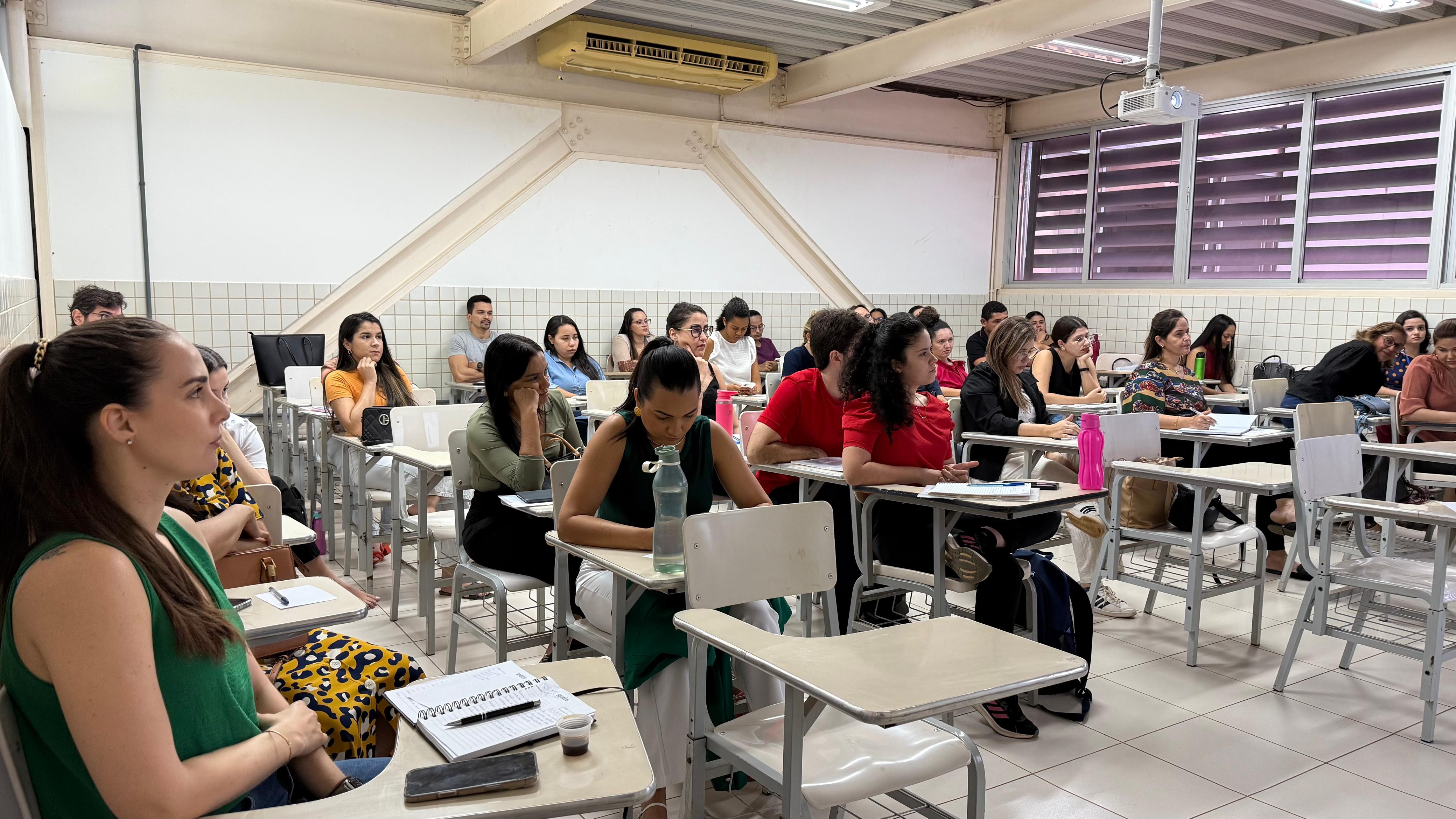 Capacitação é promovida pela equipe técnica da Secretaria Municipal de Saúde de Palmas, na faculdade UniCatólica
