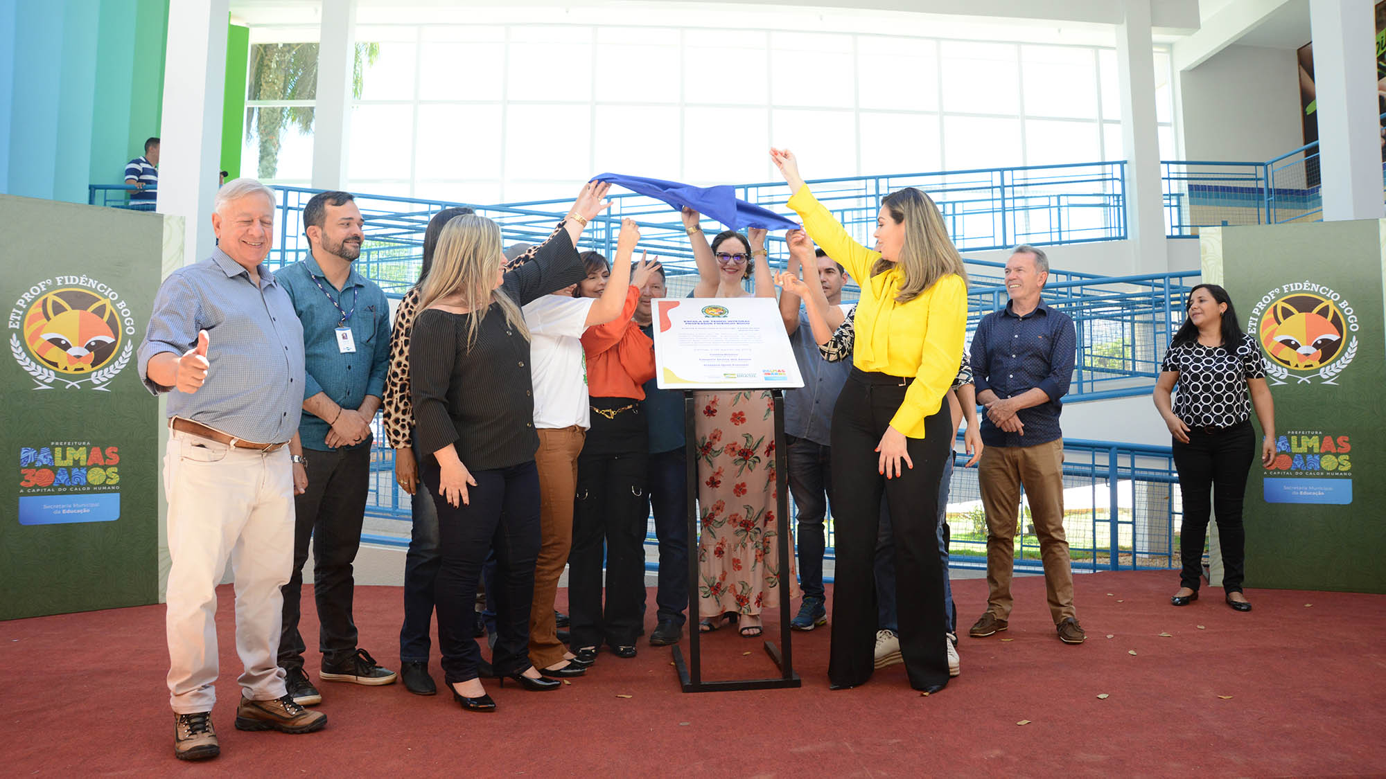 Comunidade de Taquaruçu Grande, em clima de festa, celebra inauguração da ETI Agroecológica Fidêncio Bogo