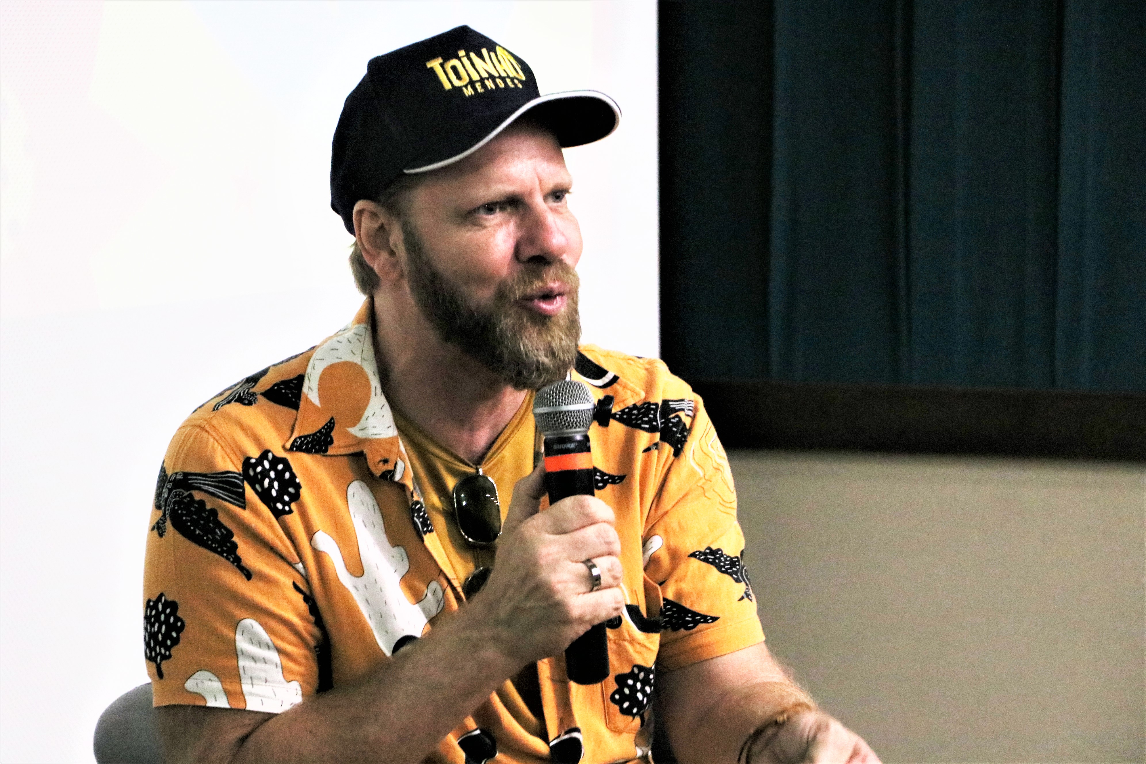 O multiartista nordestino agradeceu à Prefeitura e à FCP pelo acolhimento que recebeu em Palmas