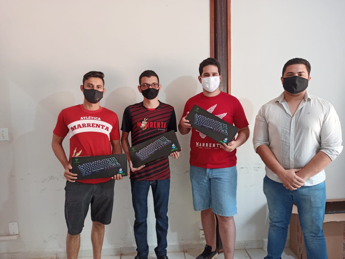 Ganhadores do 2º campeonato E-Sports contra Covid-19 recebem premiação