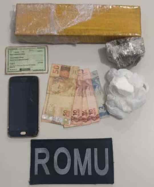 Romu detém suspeitos e apreende entorpecentes que seriam comercializados  durante o Festival Gastronômico de Taquaruçu