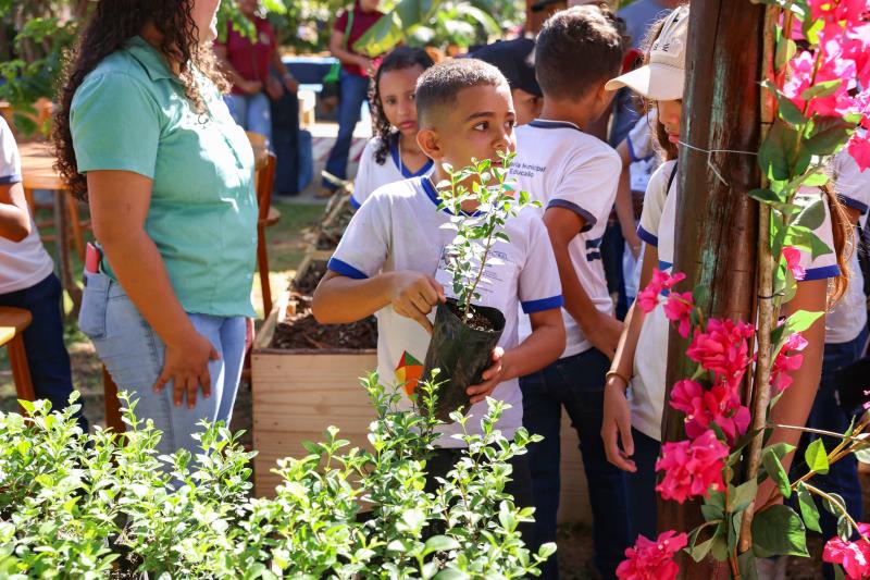 Estande da FMA aposta em doação de mudas e palestras ilustrativas de educação ambiental