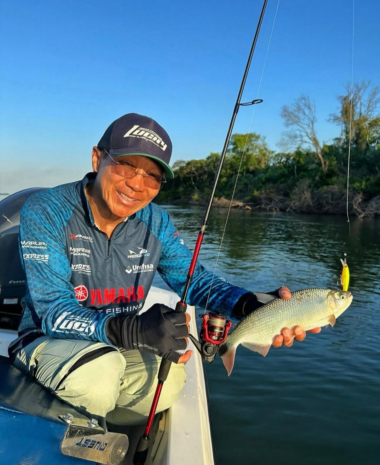 Nelson Nakamura é referência em pesca esportiva no Brasil (Foto: Divulgação)