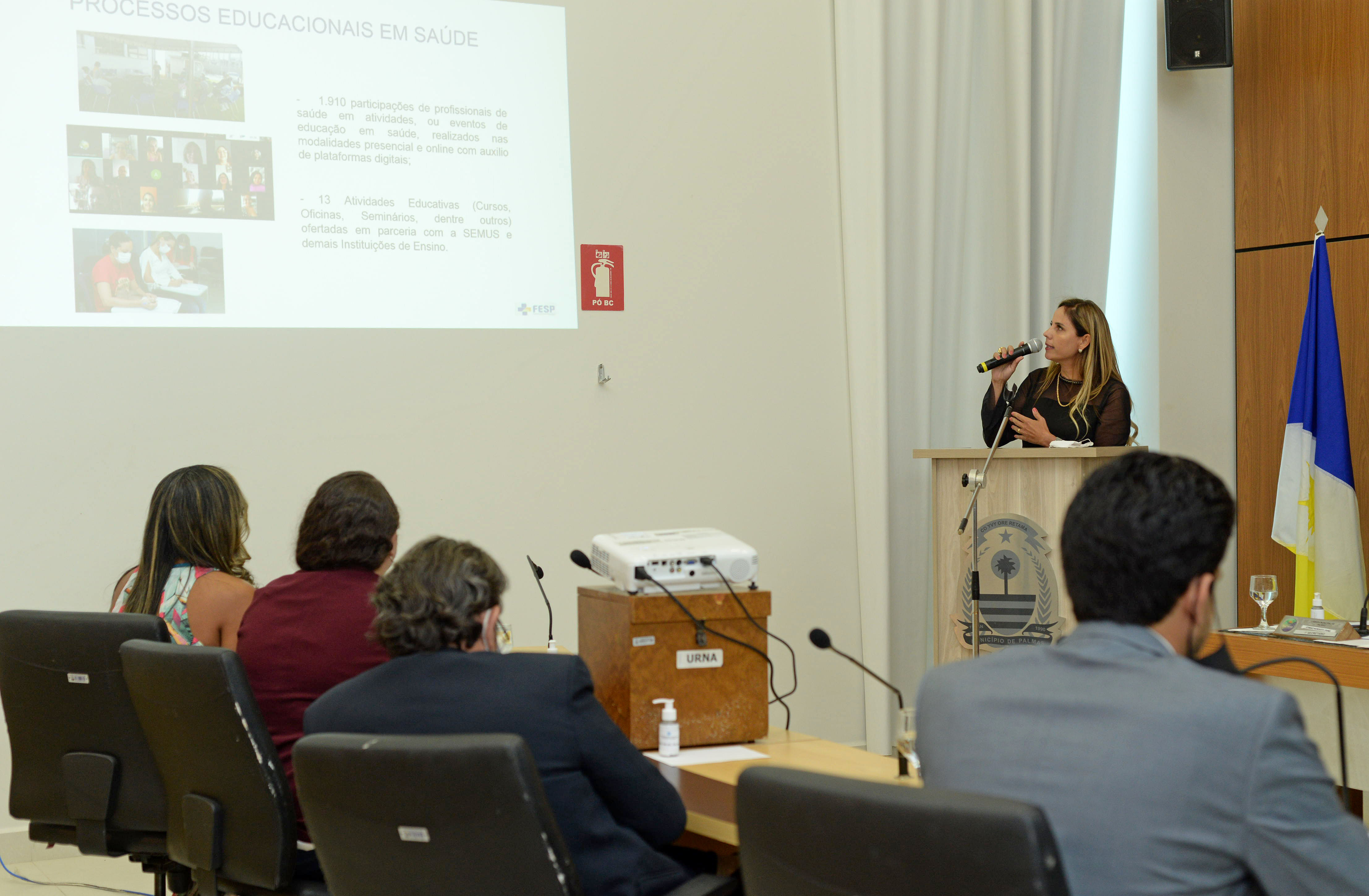 Ações de prevenção e combate à Covid-19 promovidas pela Fesp foram apresentadas durante Audiência Pública