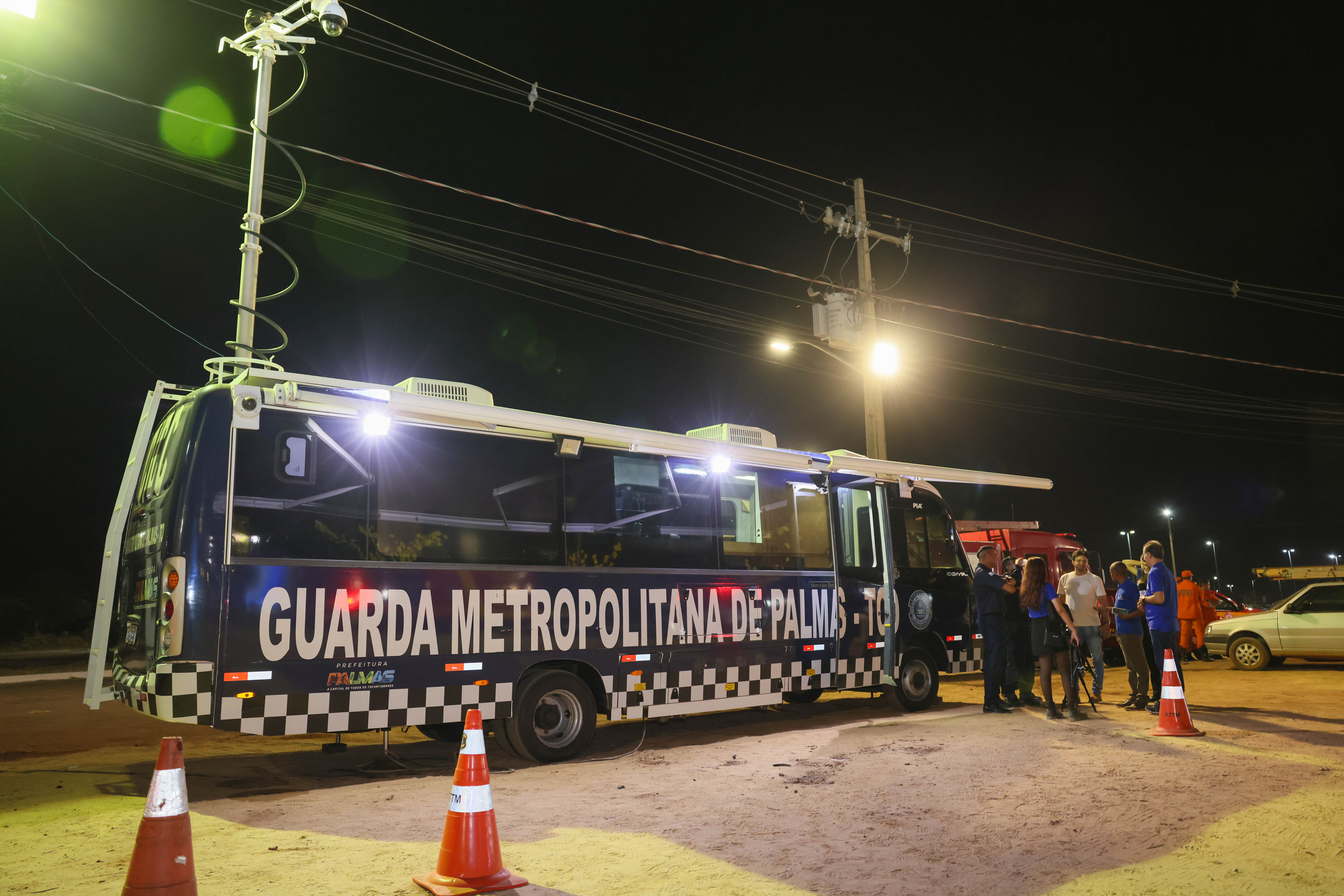 Imagens são monitoradas a partir de uma base móvel da Guarda e pela sede do Centro Integrado de Comando e Controle (CICC) - Fotos: Junior Suzuki