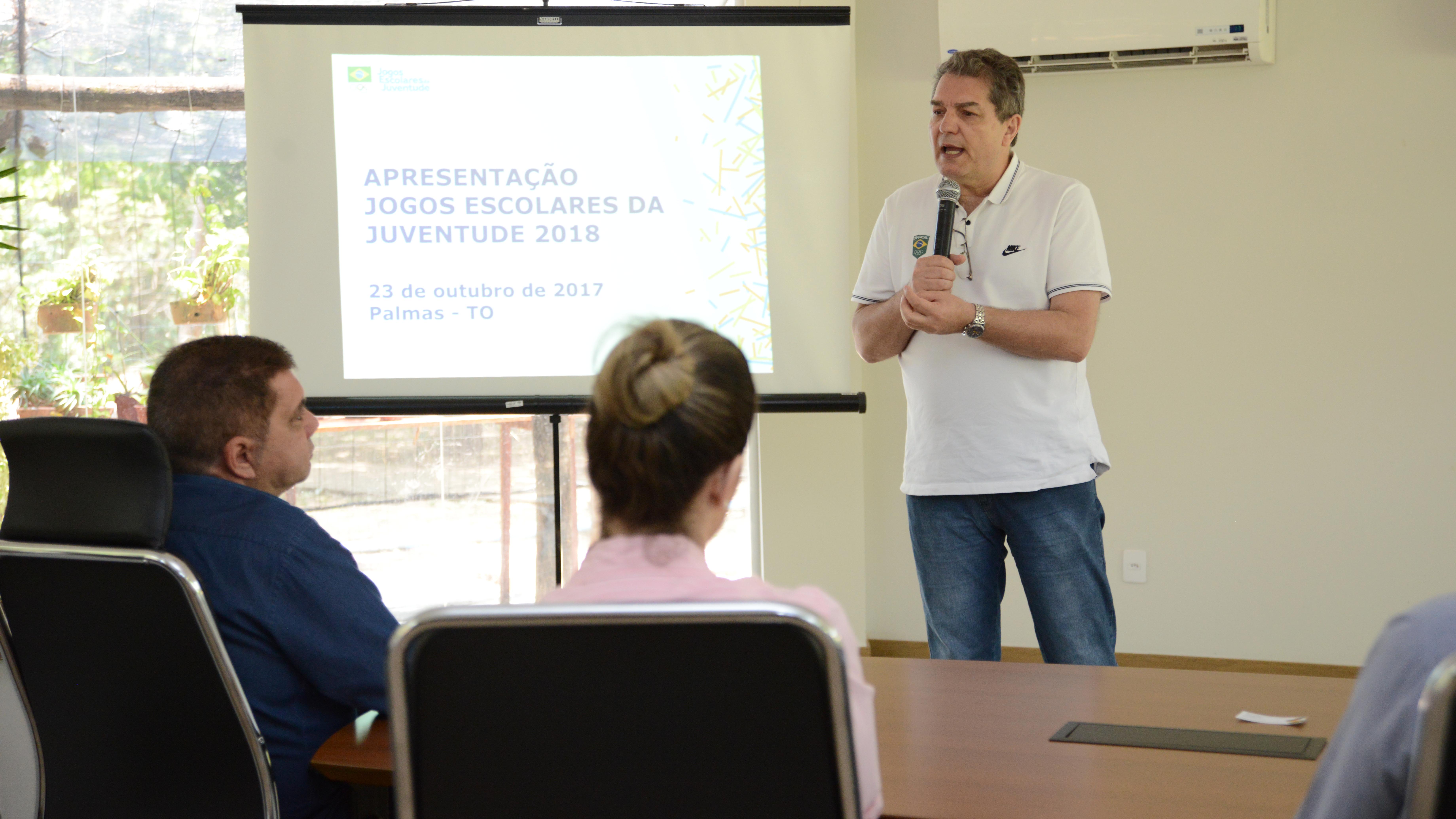 Comitê de candidatura do COB visita Palmas a partir desta quarta, 14, para avaliar sede dos Jogos Escolares da Juventude