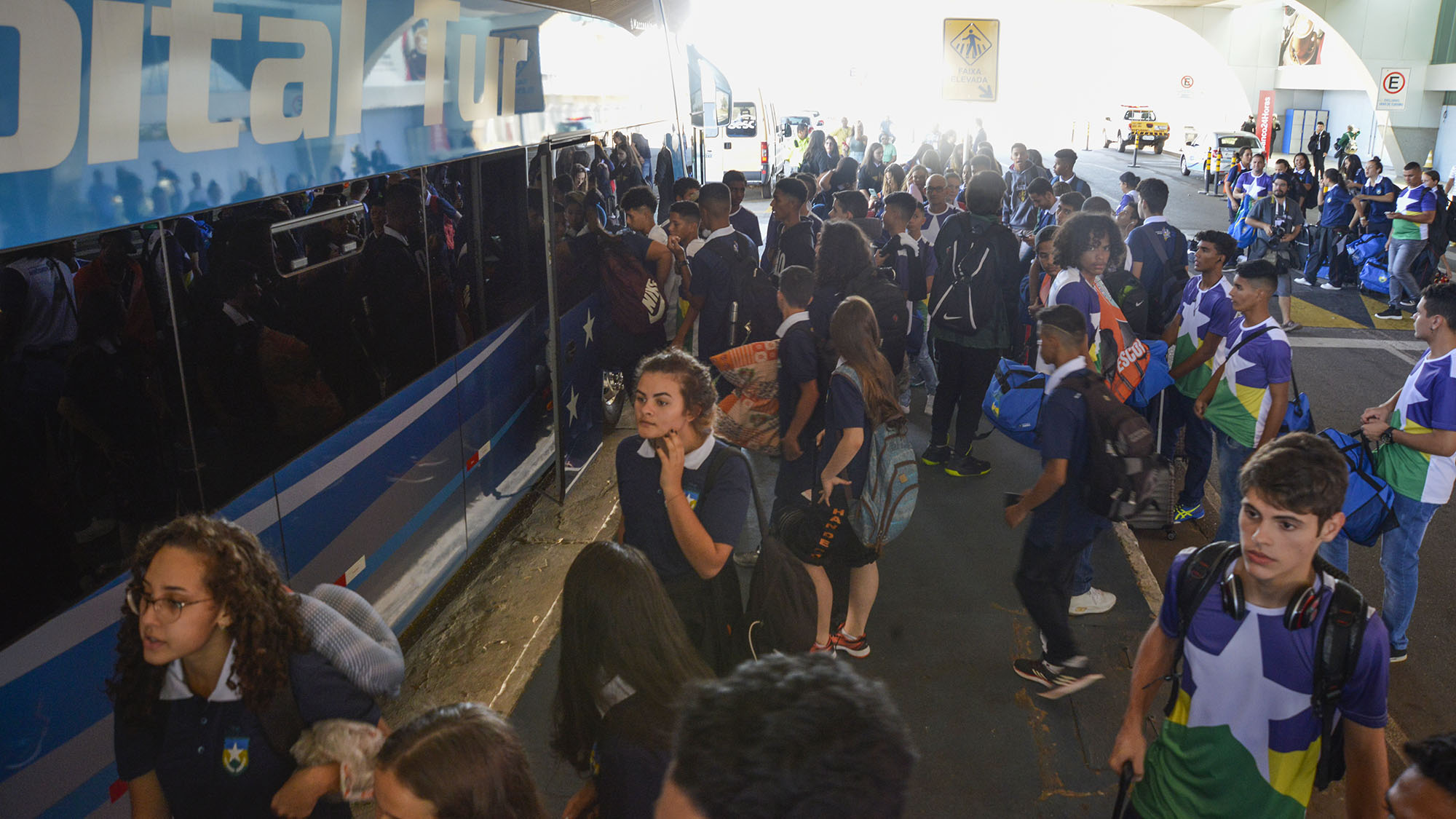Mais duas delegações dos Jogos Escolares da Juventude chegam a Palmas, Acre e Rondônia