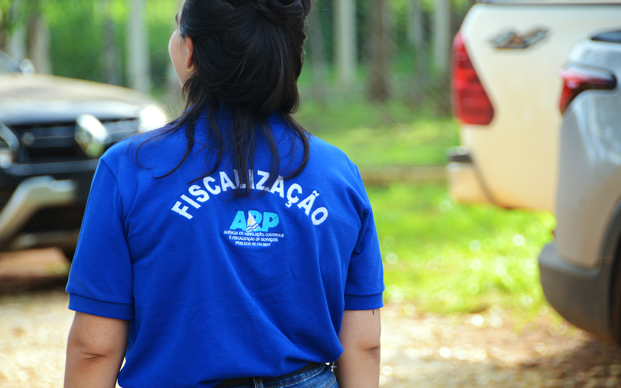Prefeitura acompanha visita à estação de tratamento de esgoto no setor Bertaville