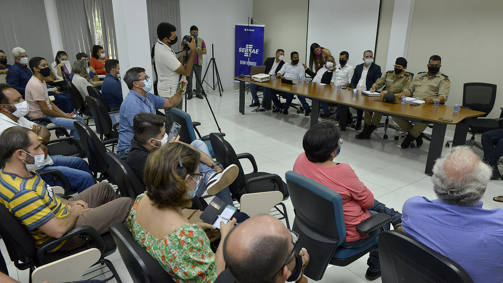 Forças de Segurança de Palmas ouvem demandas de comerciantes de Taquaralto