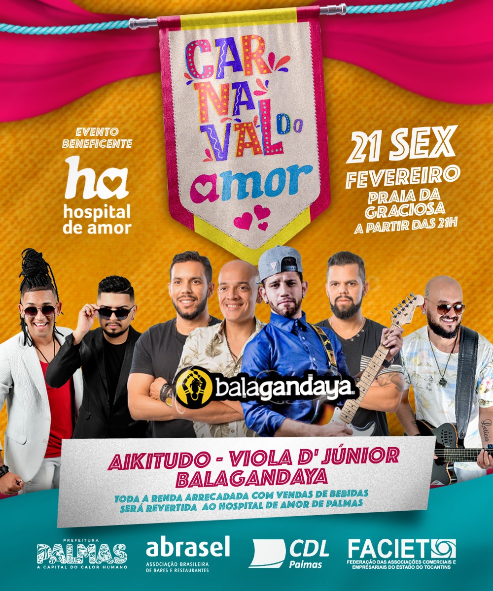 'Carnaval do Amor' inicia programação na Praia da Graciosa nesta sexta-feira, 21