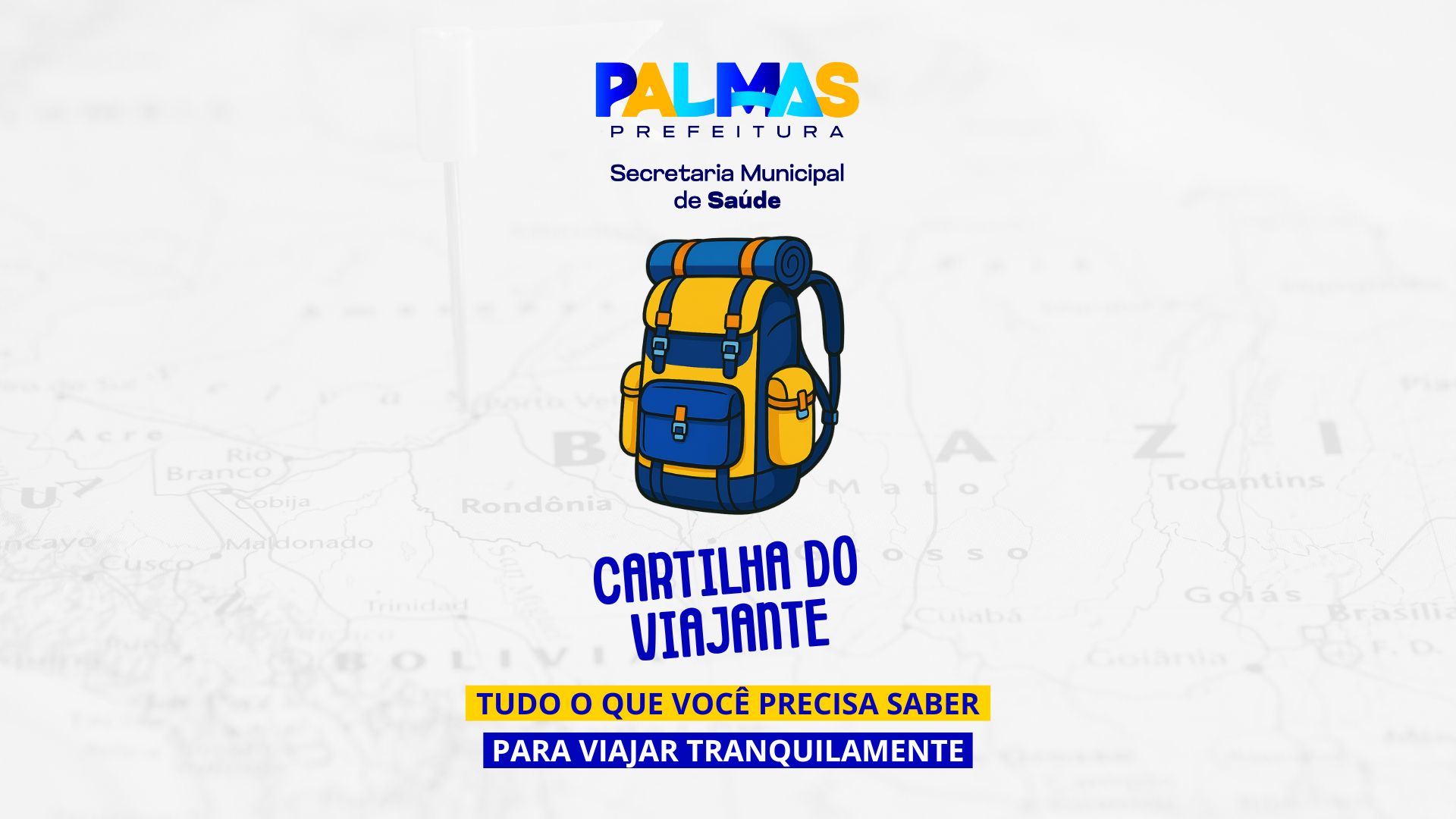 Prefeitura de Palmas disponibiliza cartilha digital com orientações para viajantes