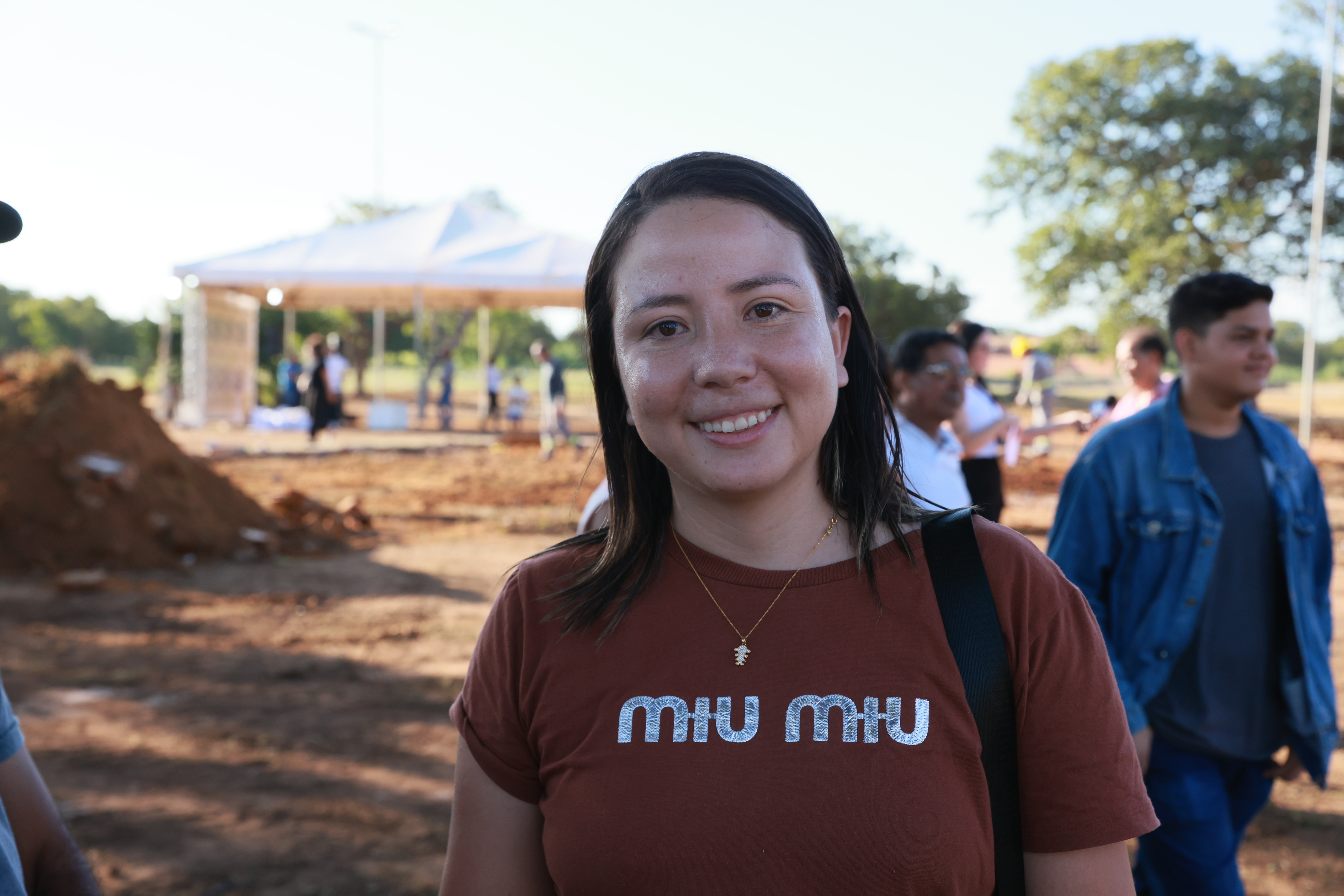 Professora Rayres comemorou nova praça do Setor Santa Bárbara