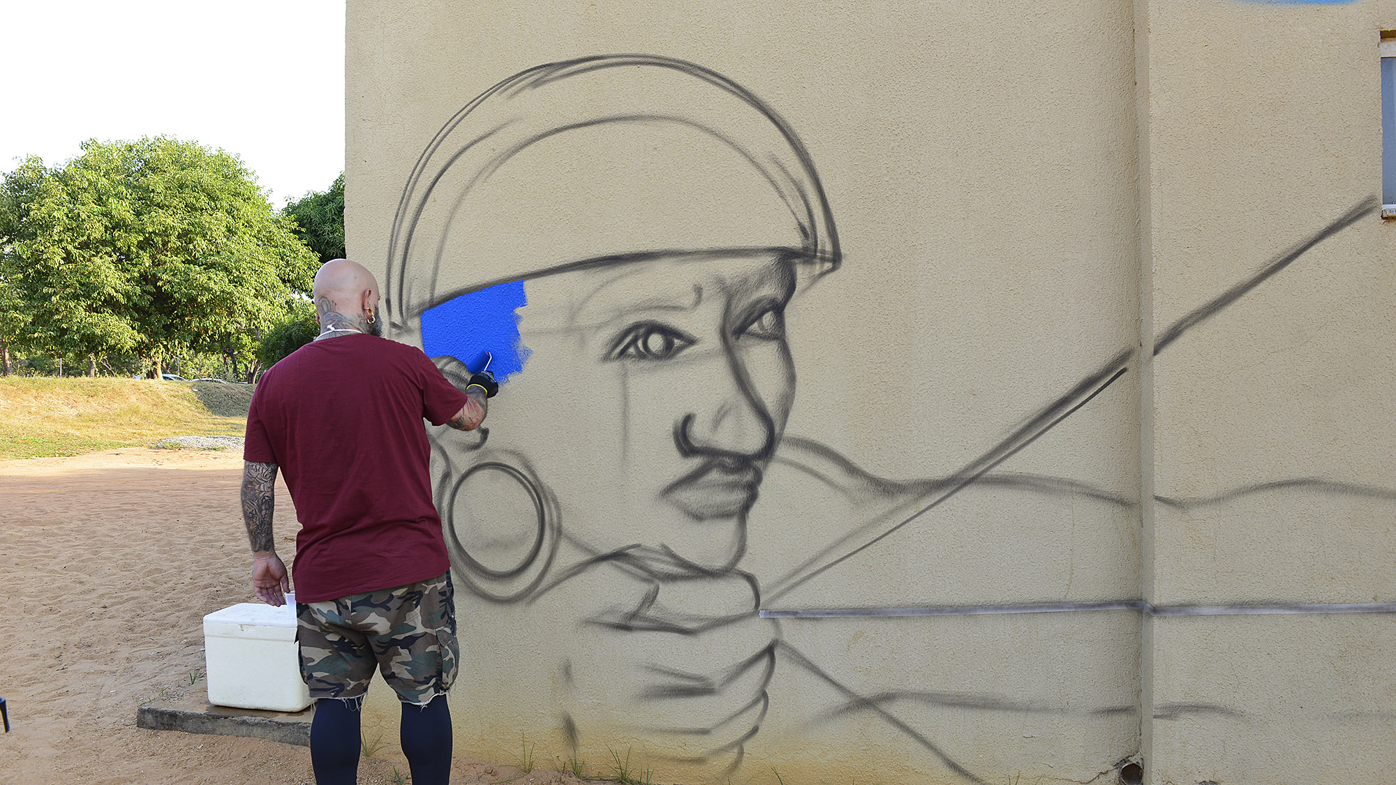 Praia das Arnos ganha dez painéis grafitados no III PMW Street Graffiti