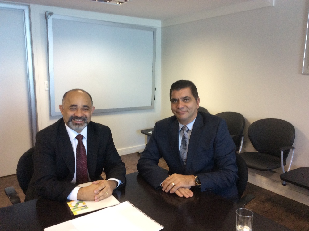 Amastha reúne-se com ministro do Esporte em Brasília