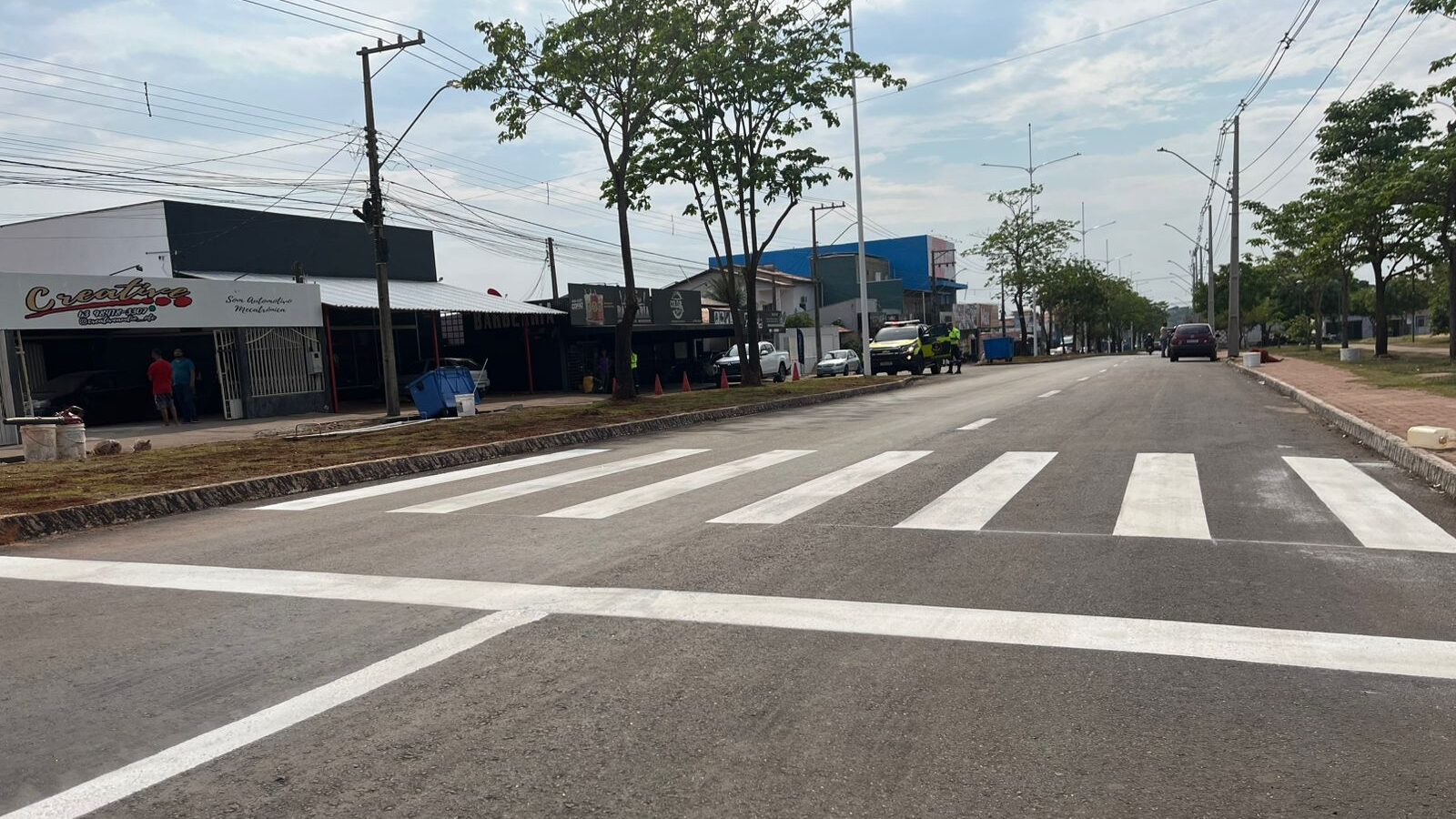 Toda a extensão da Avenida Goiás está recebendo nova sinalização viária