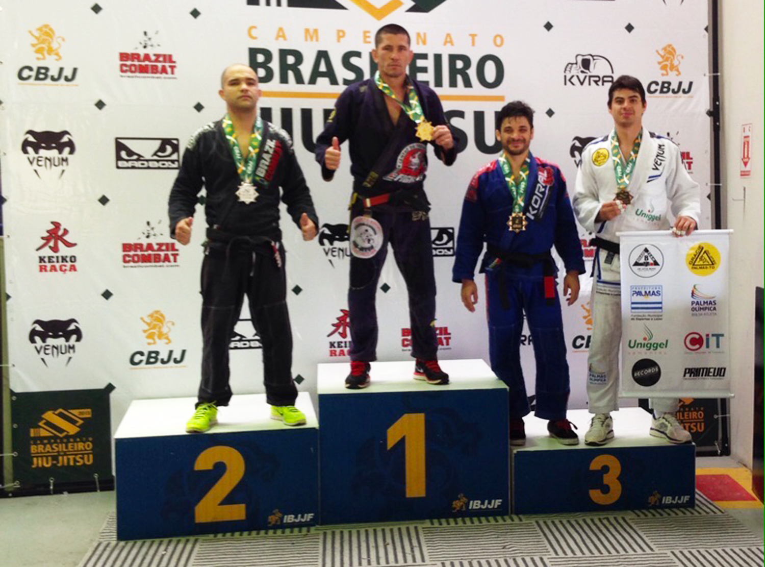 Bolsista é o primeiro do TO a subir em pódio do Campeonato Brasileiro de Jiu-Jitsu