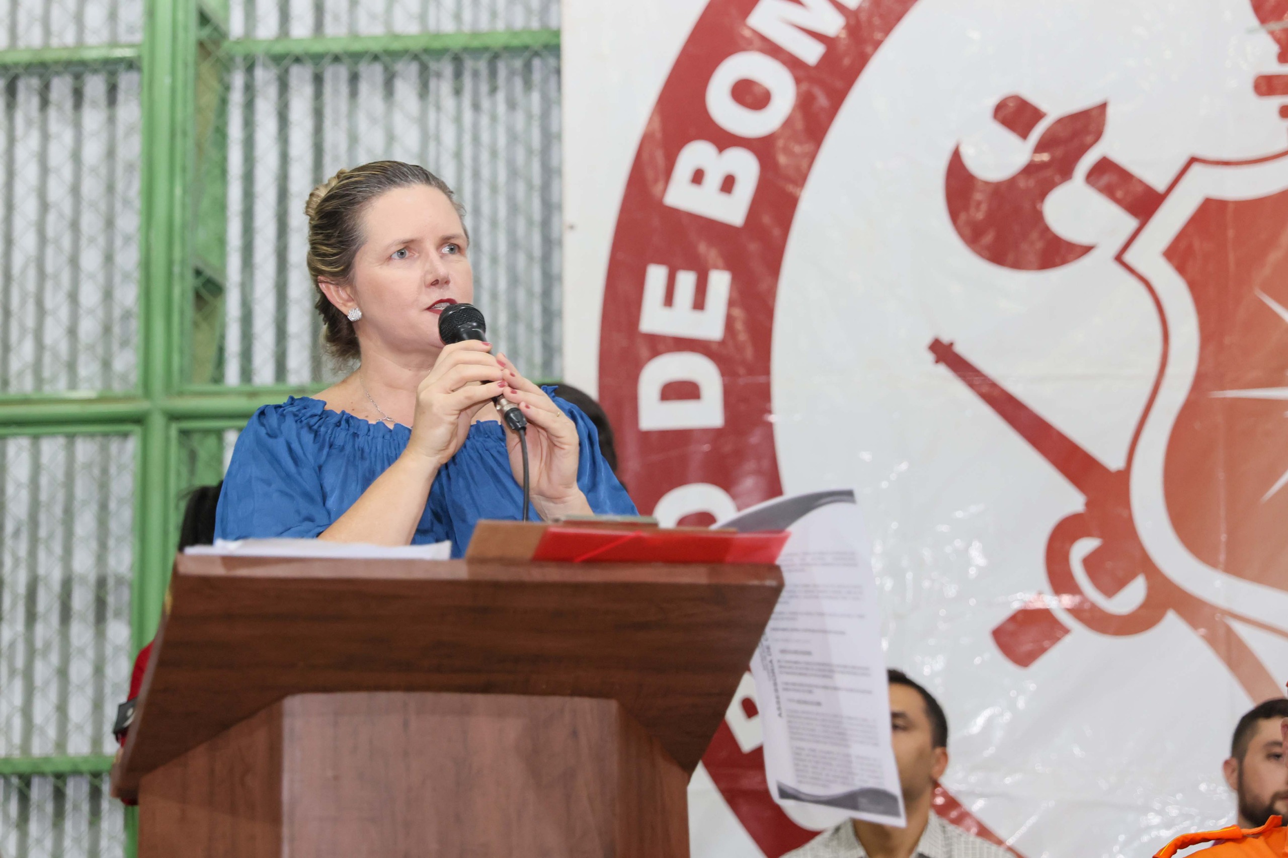 A diretora Marli Oster ressaltou a importância do compromisso coletivo com a educação e com a formação integral dos jovens