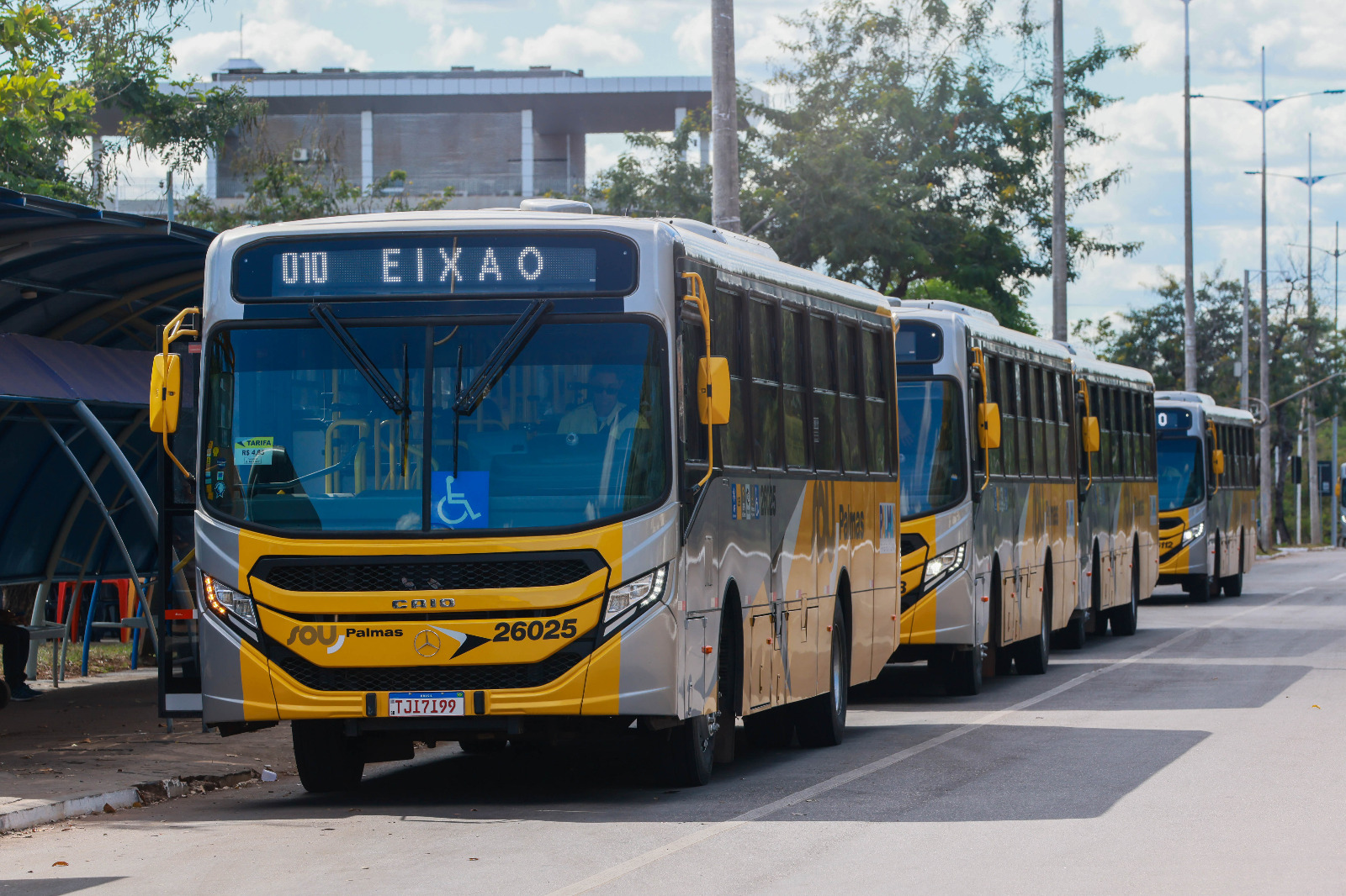 Frota é composta por 154 ônibus e atende Palmas e os distritos de Taquaruçu e Buritirana