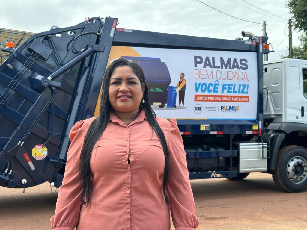 Moradora do Santa Bárbara, Franciana Ribeiro falou da satisfação em ver as máquinas em atuação no setor - Foto: Divulgação