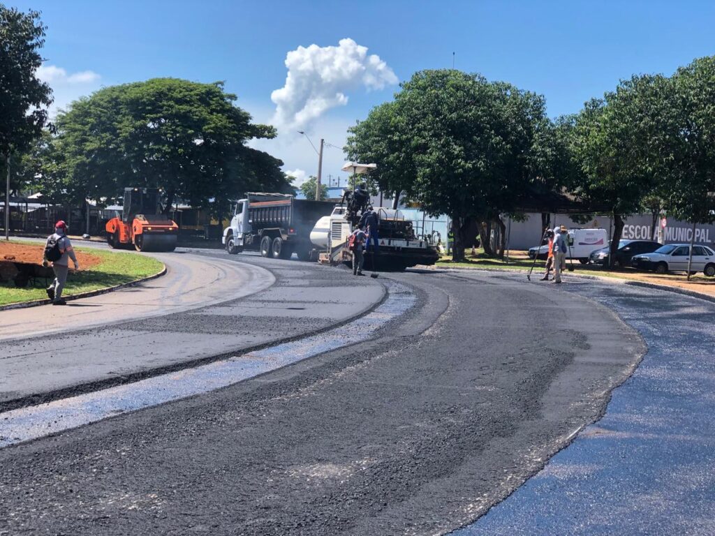 Avenidas da Capital passam por obras de recapeamento asfáltico em CBUQ, que oferece mais qualidade e durabilidade do pavimento - Foto: Divulgação