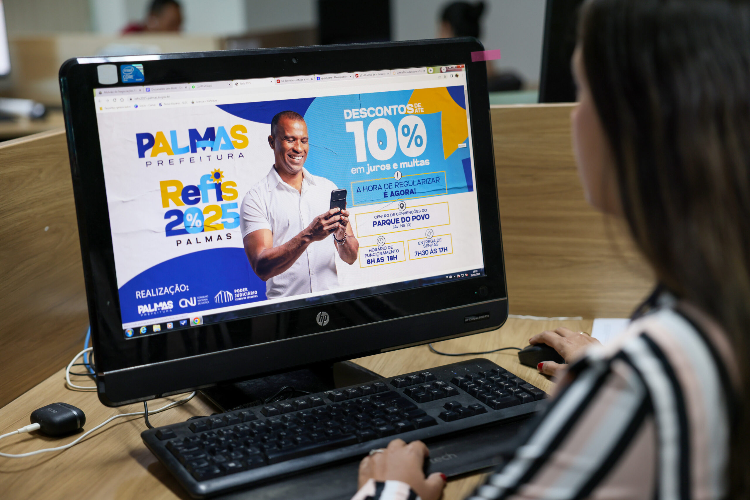 Contribuintes já podem acessar o site do Refis 2025 da Prefeitura de Palmas