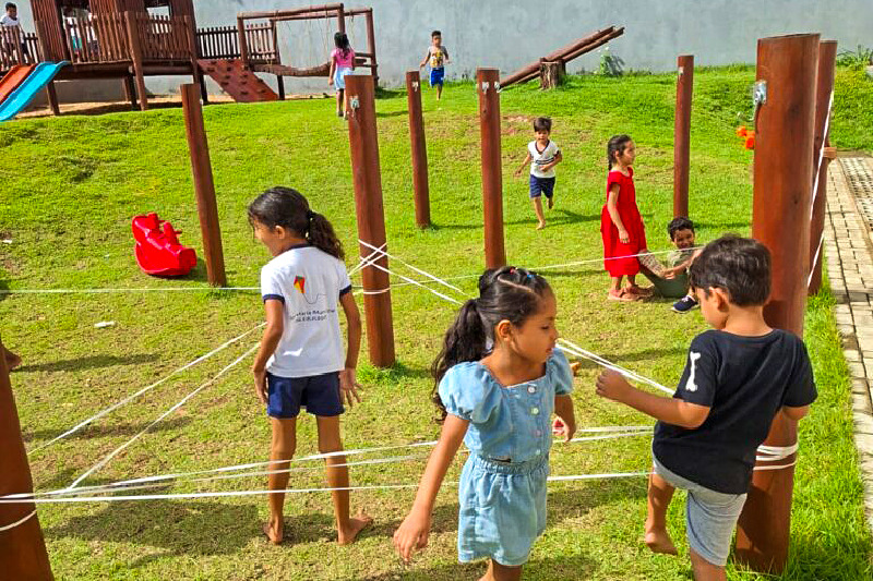 Ideia do Palmas para o Brincar é estimular as crianças a aproveitarem espaços públicos para se divertirem - Foto: divulgação