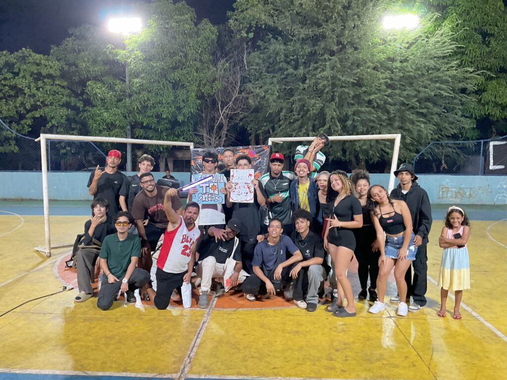 O MC S4nt levou o título de campeão na 3ª Seletiva, realizada na praça da 1.106 Sul, onde acontece a Batalha das Mil, uma das mais tradicionais da Capital - Foto: Kaio Costa