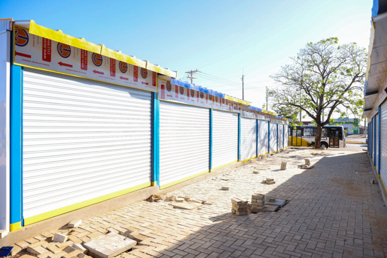 Prefeitura de Palmas avança em obra de revitalização de área de comércio popular de Taquaralto
